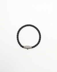 Bottega Veneta Intrecciato Leather Bracelet
