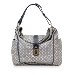 Louis Vuitton B Louis Vuitton Gray Canvas Fabric Monogram Mini Lin Idylle Romance France