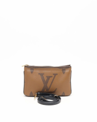 Louis Vuitton Giant Reverse Double Zip Pochette Bag