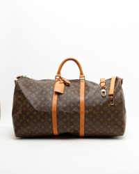 Louis Vuitton Monogram Keepall Bandoulière 60 Weekend Bag