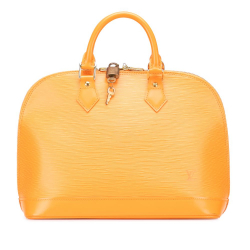 Louis Vuitton B Louis Vuitton Orange Epi Leather Leather Epi Alma PM France