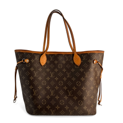 Louis Vuitton Neverfull MM Canvas Pre-2013 Shopper Shoulder Bag Monogram