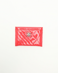 Chanel Patent Leather Card Holder