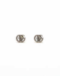 Gucci GG Silver Marmont Twist Earrings