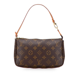 Louis Vuitton B Louis Vuitton Brown Monogram Canvas Fabric Monogram Pochette Accessoires France
