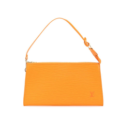 Louis Vuitton B Louis Vuitton Orange Epi Leather Leather Epi Pochette Accessoires France