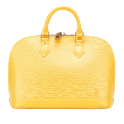 Louis Vuitton B Louis Vuitton Yellow Epi Leather Leather Epi Alma PM France