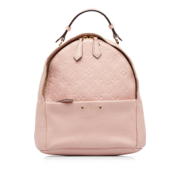 Louis Vuitton B Louis Vuitton Pink Light Pink Calf Leather Monogram Empreinte Sorbonne Spain