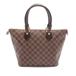 Louis Vuitton AB Louis Vuitton Brown Damier Canvas Canvas Damier Ebene Saleya PM France
