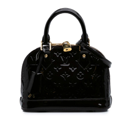 Louis Vuitton B Louis Vuitton Purple Vernis Leather Leather Monogram Vernis Alma BB France