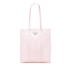 Prada B Prada Pink Light Pink Nappa Leather Leather Small Nappa Antique Tote Italy