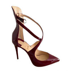 Christian Louboutin Marlenarock 100 Patent R106 Carmin