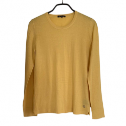 Loro Piana Top jaune en soie