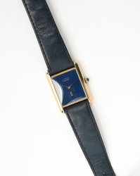 Cartier Tank Manual 23mm Rare Starry Night Dial Watch