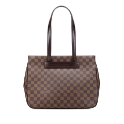 Louis Vuitton B Louis Vuitton Brown Damier Canvas Fabric Damier Ebene Parioli PM France