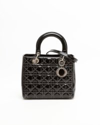 Christian Dior Medium Patent Lady Dior Bag