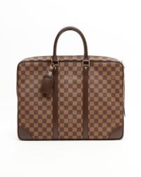 Louis Vuitton Damier Ebene Porte Documents Voyages Bag
