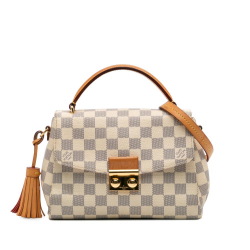 Louis Vuitton B Louis Vuitton White Damier Canvas Canvas Damier Azur Croisette France