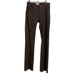Zadig & Voltaire Pantalon Daim Taupe