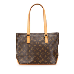 Louis Vuitton B Louis Vuitton Brown Monogram Canvas Fabric Monogram Cabas Piano France