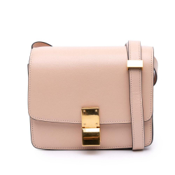 Celine B Celine Pink Light Pink Calf Leather Small Liege skin Classic Box Italy