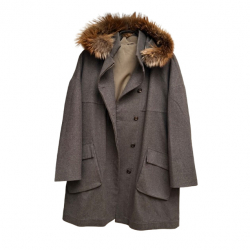 Brunello Cucinelli Kaschmirmantel mit abnehmbarer Kapuze