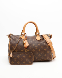 Louis Vuitton Monogram Speedy P9 Bandoulière 40 Weekend Bag