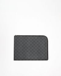 Louis Vuitton Damier Graphite Laptop Case, size 15-Inch