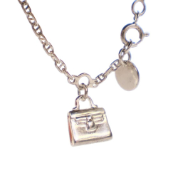 Hermès AB Hermès Silver SV925 / Sterling Silver Metal Sterling Silver Amulettes Kelly Bracelet Italy