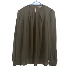 Tara Jarmon Schwarzes Seidenhemd