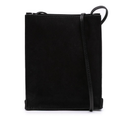 The Row B The Row Black Suede Leather Small To Go Crossbody Italy