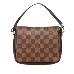 Louis Vuitton B Louis Vuitton Brown Damier Canvas Canvas Damier Ebene Trousse Pochette France