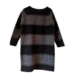 Cos Faded stripes boiled wool winter dress S-M