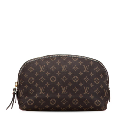 Louis Vuitton AB Louis Vuitton Brown Dark Brown Canvas Fabric Monogram Mini Lin Cosmetic Pouch Spain