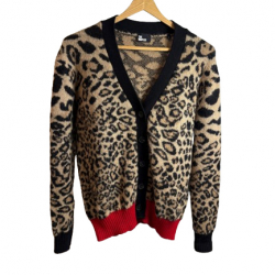 The Kooples Leopard Print Cardigan