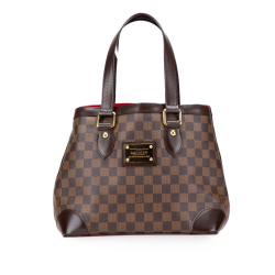 Louis Vuitton B Louis Vuitton Brown Damier Canvas Canvas Damier Ebene Hampstead PM France