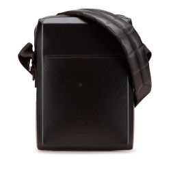 Louis Vuitton B Louis Vuitton Brown Dark Brown Calf Leather Monogram Glace Bobby France