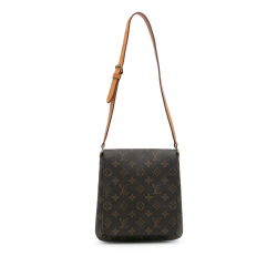 Louis Vuitton B Louis Vuitton Brown Monogram Canvas Fabric Monogram Musette Salsa Short Strap Spain