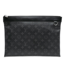 Louis Vuitton AB Louis Vuitton Black Monogram Canvas Fabric Monogram Eclipse Discovery Pochette GM France