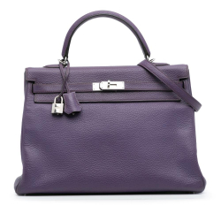 Hermès B Hermès Purple Violet Calf Leather Togo Kelly II Retourne 35 France