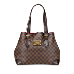 Louis Vuitton B Louis Vuitton Brown Damier Canvas Fabric Damier Ebene Hampstead MM France