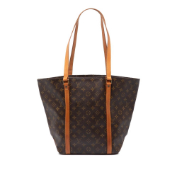Louis Vuitton B Louis Vuitton Brown Monogram Canvas Fabric Monogram Sac Shopping France