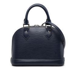 Louis Vuitton B Louis Vuitton Blue Navy Epi Leather Leather Epi Alma BB France