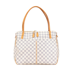 Louis Vuitton B Louis Vuitton White Damier Canvas Canvas Damier Azur Figheri GM France