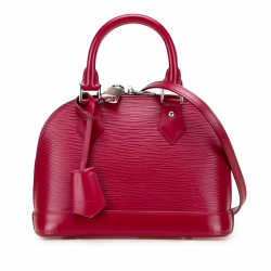 Louis Vuitton Alma BB Epi Leather Top-handle Handbag Pink