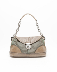 Prada Tessuto Chain Shoulder Bag