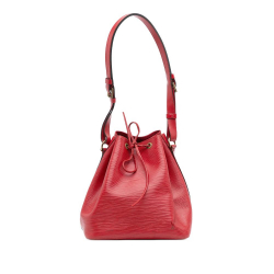 Louis Vuitton B Louis Vuitton Red Epi Leather Leather Epi Petit Noe France