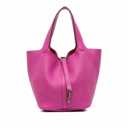 Hermès Picotin 22 Leather Lock Bucket Handbag Magnolia