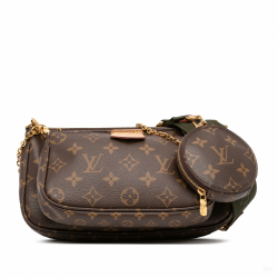 Louis Vuitton Multi Pochette Accessoires Canvas Pouch Bag Monogram