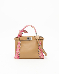 Fendi Mini Ribbon Stitch Peekaboo Bag